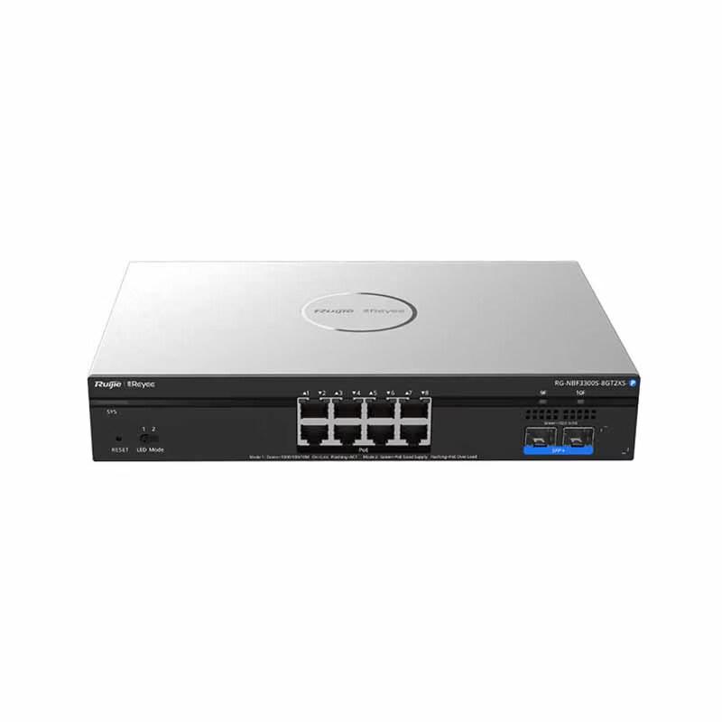 Ruijie RG-NBF3300S-8GT2XS-P Layer 2 Managed PoE Optical Access Switch