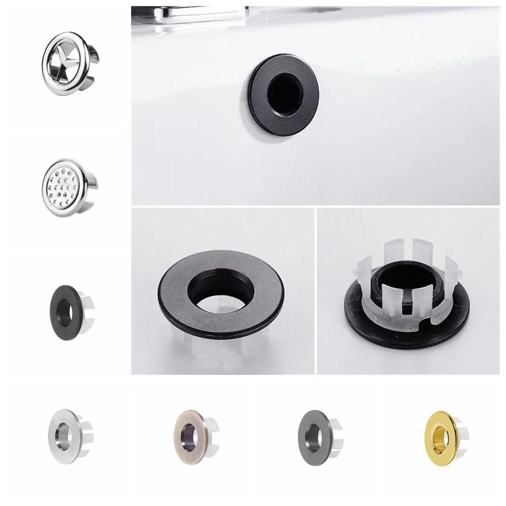 Пластиковая круглая крышка перелива 22-24 мм отверстие для раковины вставка сменная крышка раковины ванна