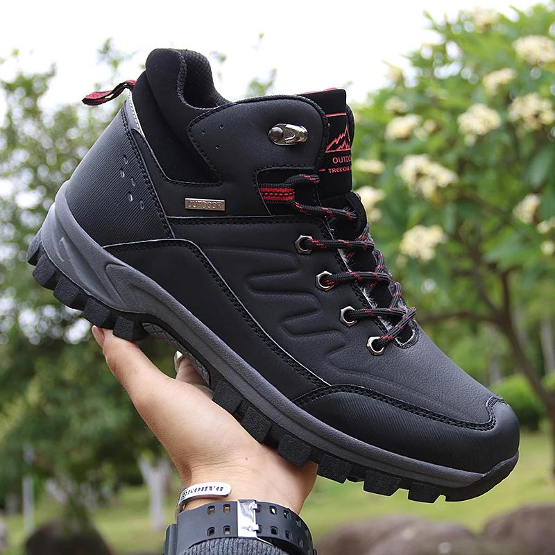 Зимние мужские ботинки меховые теплые зимние ботинки мужские зимние рабочие ботинки мужские водонепроницаемые ботильоны уличные мужские кроссовки обувь Zapatillas