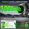 Новые TANK 3 Мужские Умные Часы для плавания с батареей 1000 мАч IP69K&10ATM Водонепроницаемые GPS Компас Высотомер Звонки AMOLED Для улицы Спортивные Часы