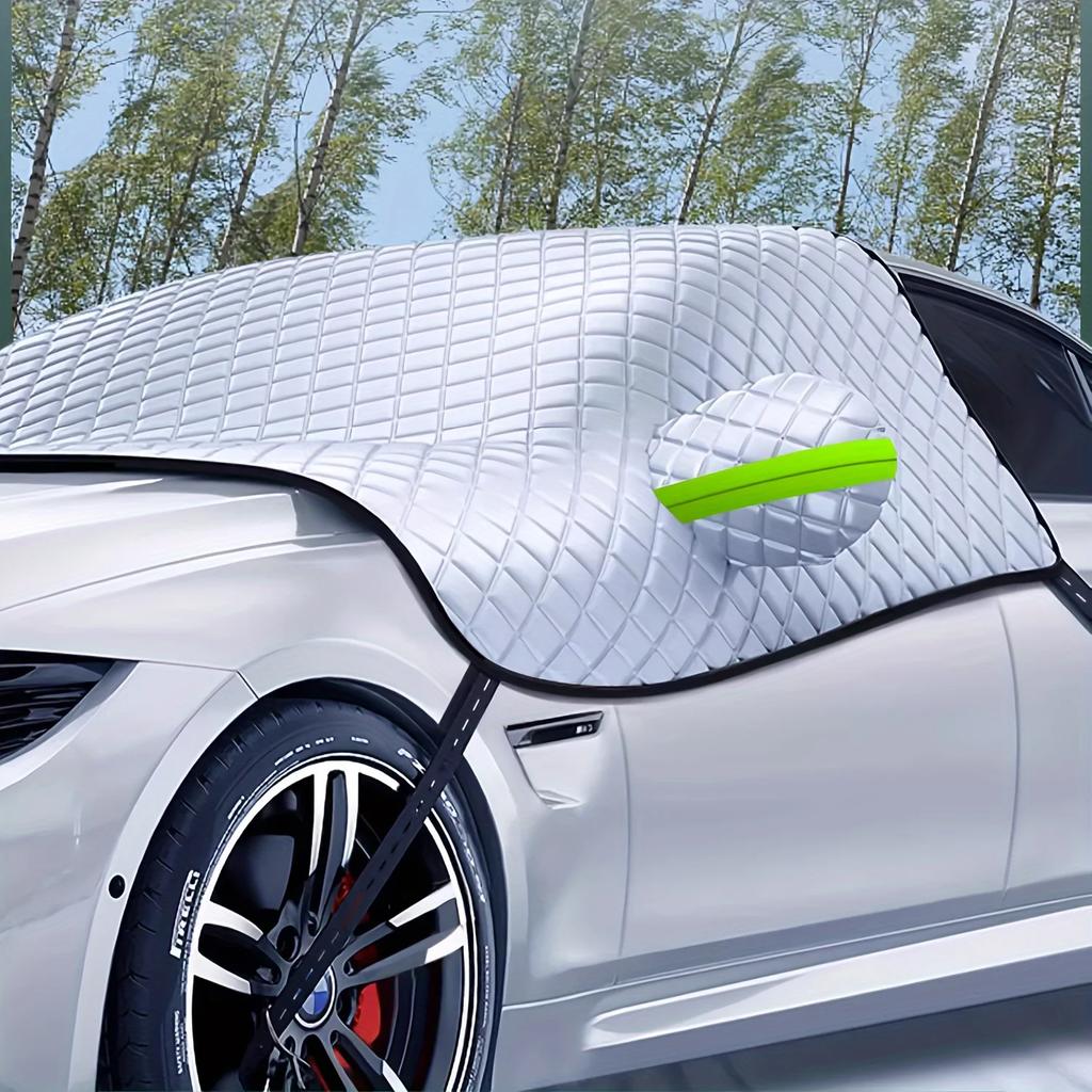 Чехол-антифриз на лобовое стекло автомобиля, чехол для одежды автомобиля, чехол от снега, инея, снега, солнца, теплоизоляция и солнцезащита для автомобиля