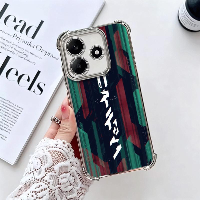 Киберпанк Эстетика Покрытие Чехол для Телефона Для Xiaomi Redmi Note 14 15 Pro Plus 13 12 11 11S 11T 10 9S 9 5G Противоударный Подушка Безопасности Чехол