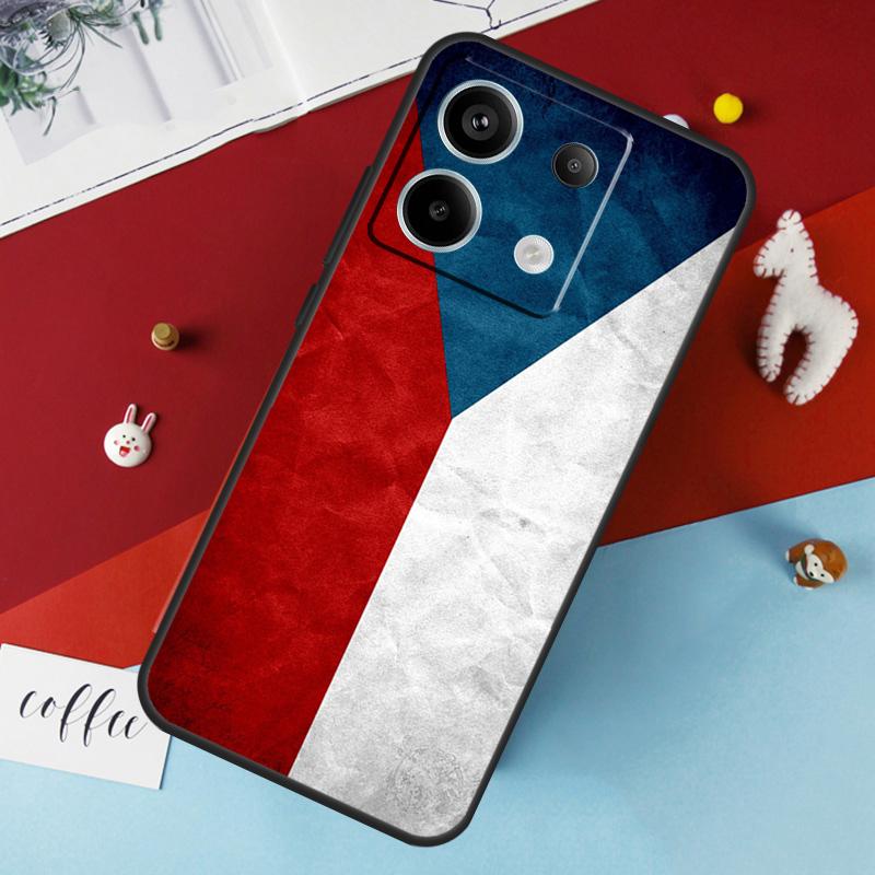 Чехол с чешским флагом для Xiaomi Redmi 12 13C 12C 10C 9C Redmi Note 13 9 10 11 12 Pro 9S 10S 11S 12S