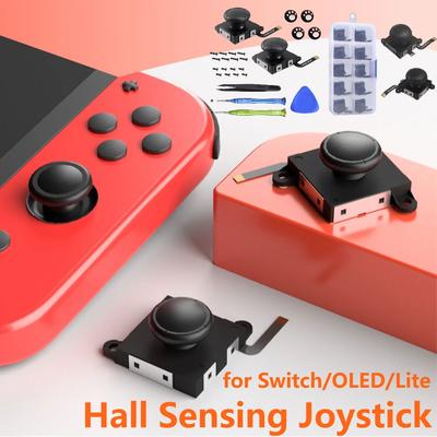 Замена аналогового стика джойстика Холла для Switch/OLED/Lite Joycon Без дрифта Ремонтная деталь Электромагнитный джойстик