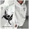 Autumn/Winter Men Vintage Cartoon Anmine Graphic Hoodie Fashion Streetwear Hoodies Unseix Sweatshirt Fleece Oversized Casual