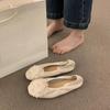 Single Shoes Women's New Spring Soft-soled Retro Rose Ballet Shoes