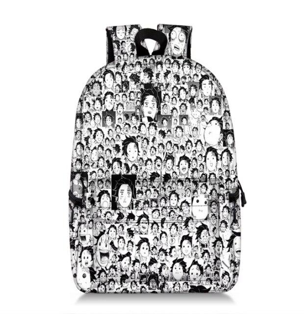 Anime Demon Slayer Backpack Waterproof Student School Bags Boys Girls Bookbag Cosplay Travel Bag Knapsack Fashion