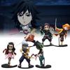 Demon Slayer 6pcs Kamado Nezuko Figurine Anime Model Sculpture Toys Gifts Xmas