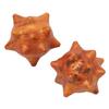 2pcs Hand Massage Ball Wooden Palm Relaxing Spiky Textured Acupoint Massage Balls for Elderly