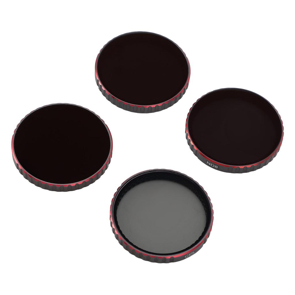 ND CPL Filter Set for Action 5pro ND8 ND16 ND32 CPL Action Camera Polarizer Neutral Density Filters with Storage Box