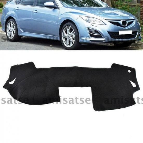 1pc Black Dashmat Dashboard Mat Cover Anti-Sun For Mazda 6 2009-2012 2010