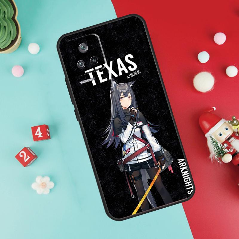 Чехол Arknights Техас для Xiaomi 13 12 Lite 11T 12T Pro 12X POCO X3 X5 F5 Pro F4 X4 GT M5s C40 F3 Задняя крышка