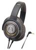 Портативные наушники Audio Technica SOLID BASS Heavy Bass Gunmetal GM ATH-WS770
