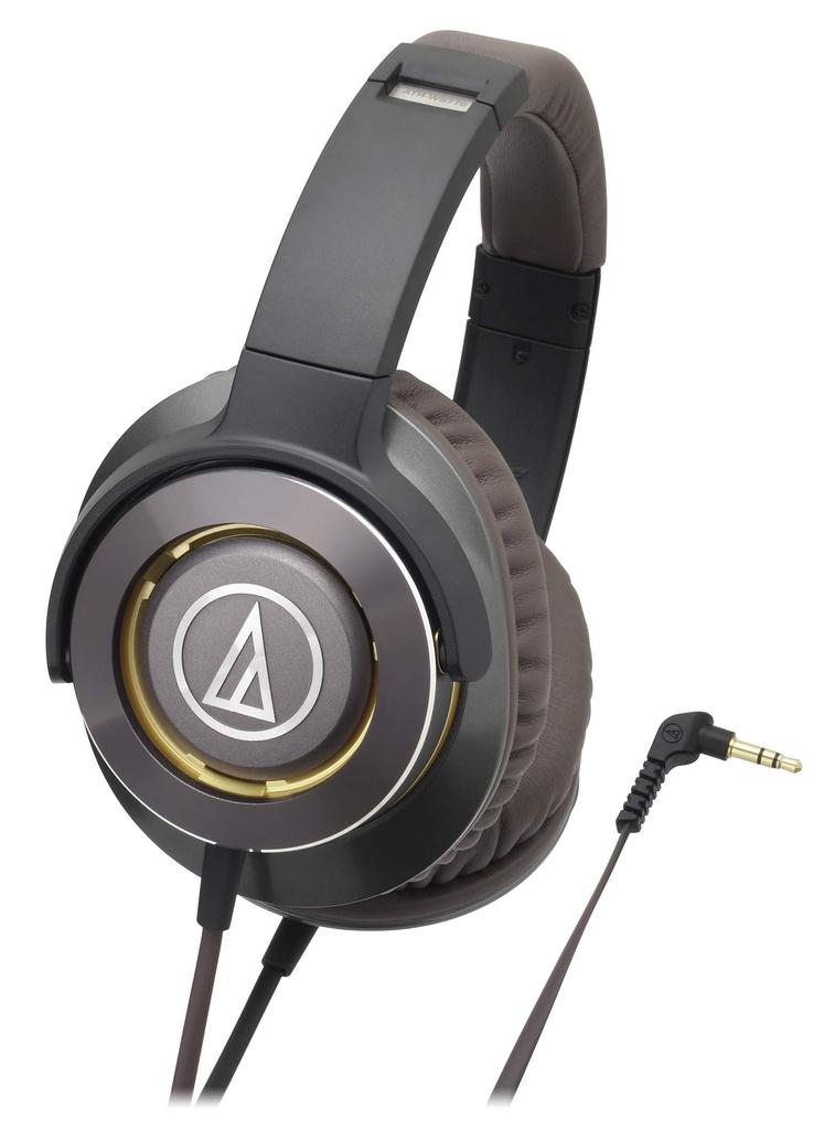 Портативные наушники Audio Technica SOLID BASS Heavy Bass Gunmetal GM ATH-WS770