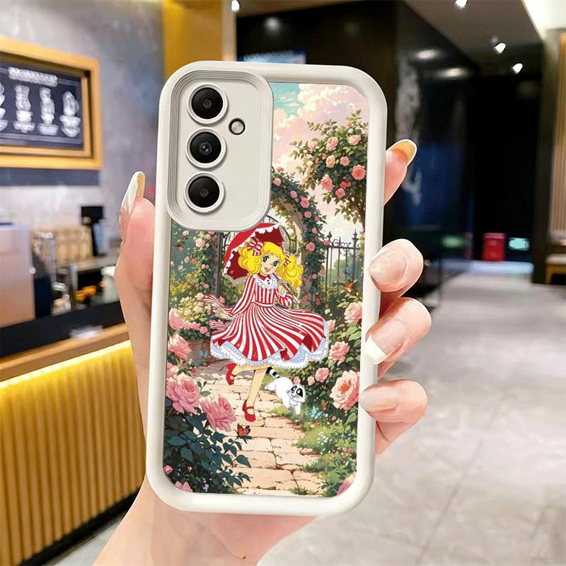 Phone Case for Samsung Galaxy A17 A16 A15 A14 A13 Anime Candy Candy A56 A36 A26 A55 A35 A25 A54 A34 A24 A53 A33 A23 A07 A06