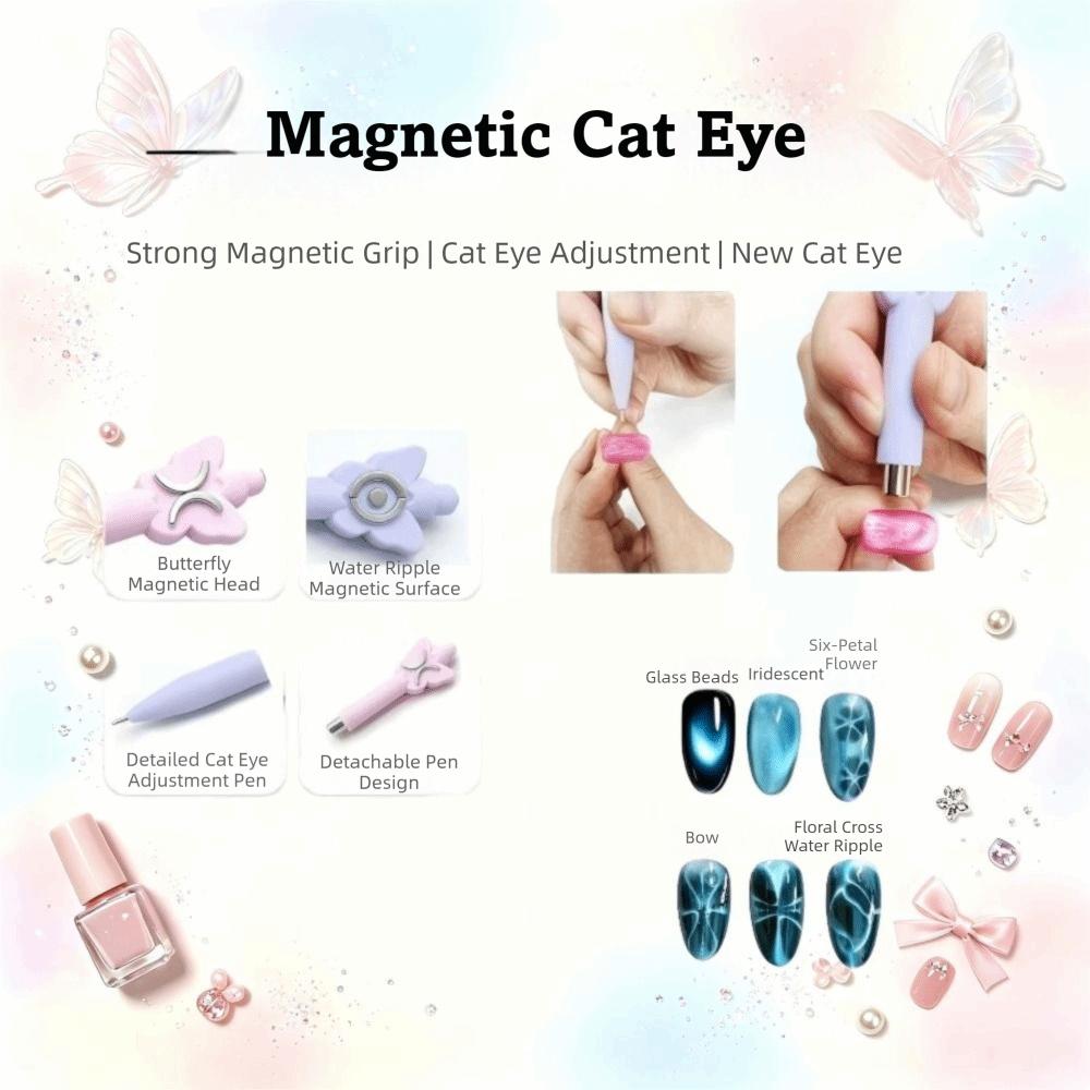 Durable Construction Cat Eye Magnetic Wand Magnetic Nail Polish Wand Easy to Use