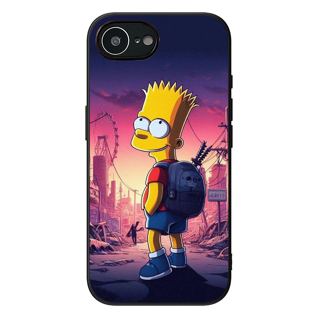 Anime The S-Simpsons Bart for Samsung Galaxy Note 20 Ultra 10 8 9 S10 Plus Lite S8 A70 A24 A25 S10E A21S A37 A57 A55 A7 Case