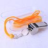 Coach Whistle with Lanyard Loud Crisp Sound Solid Color Neck-hanging High Decibel Football