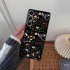 Крутой мультяшный чехол для iPhone Samsung A55 M34 S24 Xiaomi Redmi 13 Pro 14C Huawei Honor противоударный чехол для телефона черный матовый TPU антицарапающийся полный чехол
