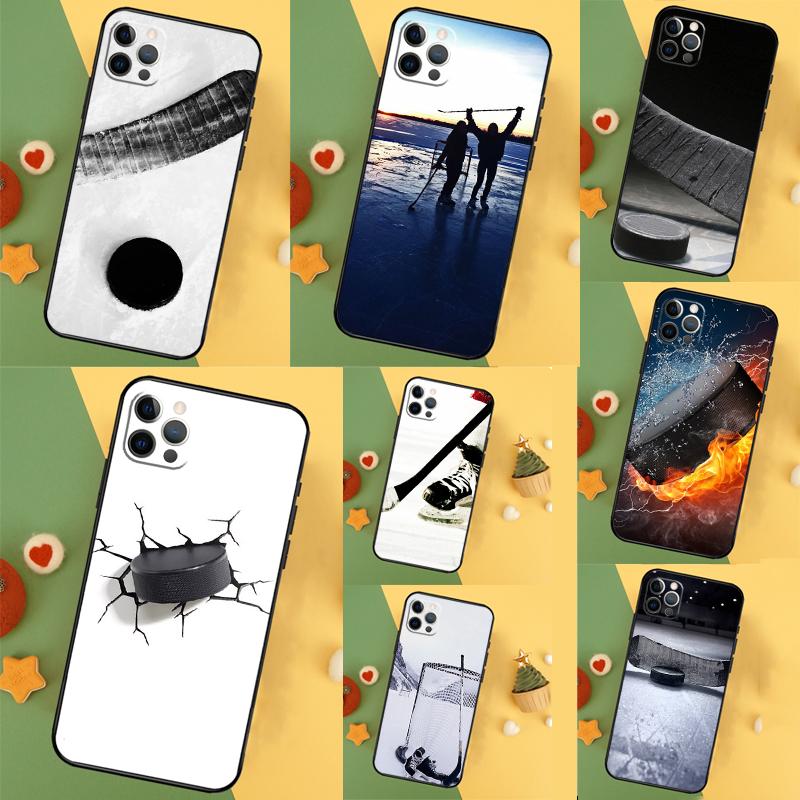 Чехол для телефона Xiaomi Redmi Note 11 9 10 12 13 14 15 Pro Plus Redmi 15 15C 10C 12C 13C 14C с рисунком клюшки и шайбы