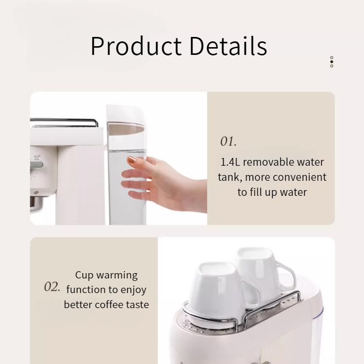 Итальянская полуавтоматическая кофемашина с концентрированной пеной «Все в одном»