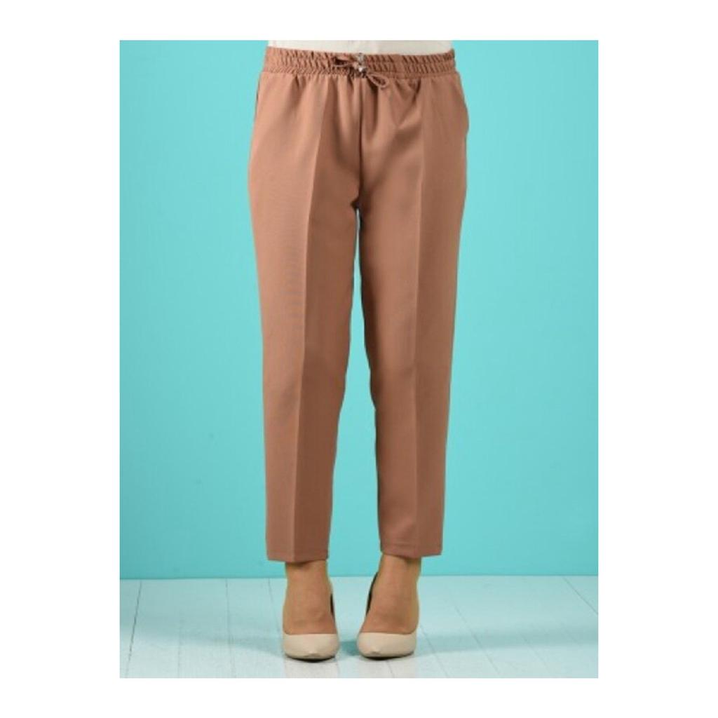 Женские эластичные брюки-морковки