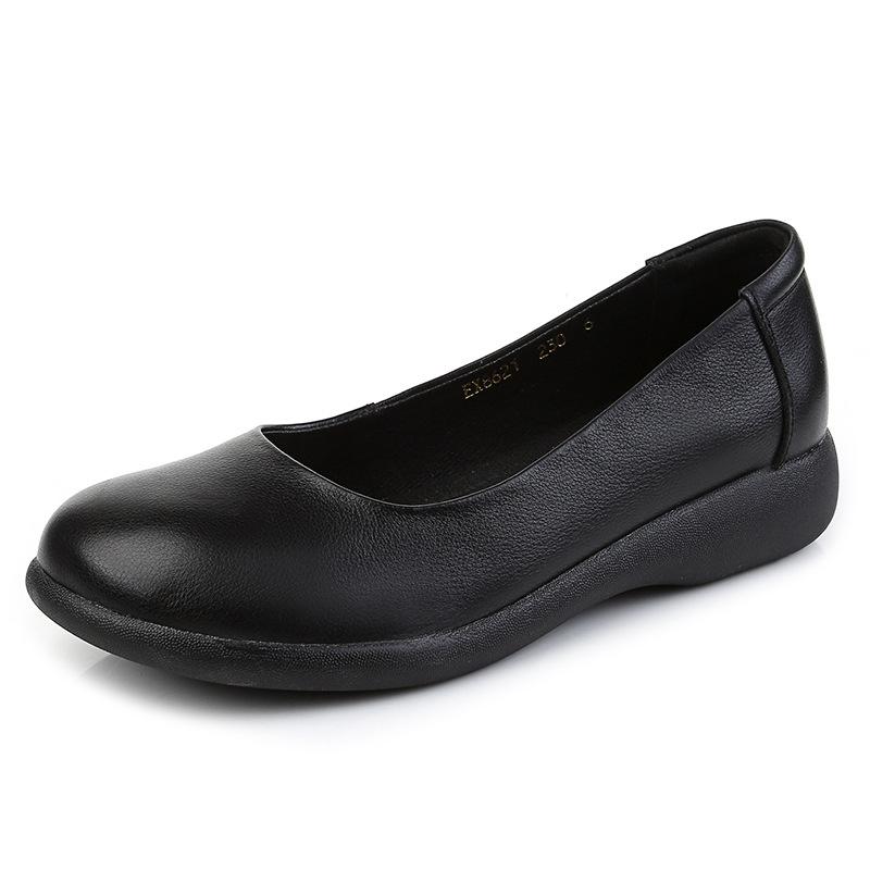 Женские туфли на плоской подошве, слипоны, белый верх из коровьей кожи, для беременных женщин, универсальная и удобная женская обувь с мягкой подошвой