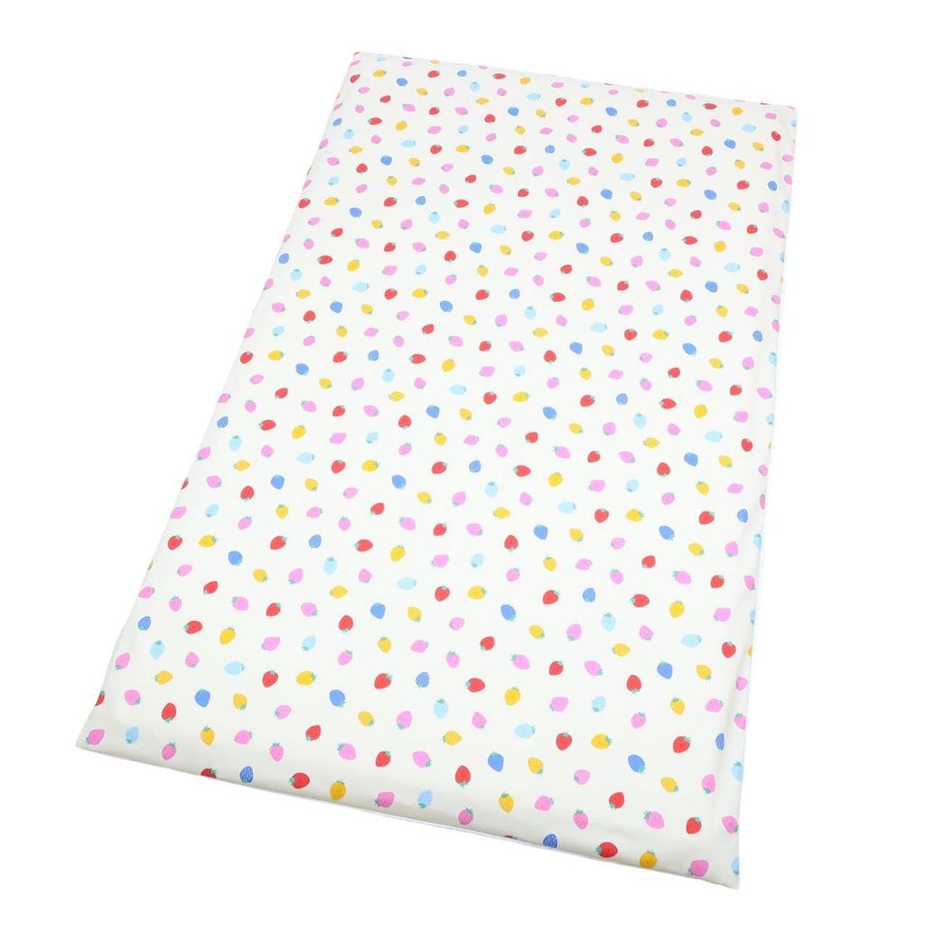 FUJIKI Nap Futon Матрас Только Чехол Комплект 70 x 120 Детская Молния Характеристики Сделано в Японии Динозавр Машина Сладости Подготовка Детской (Клубничный крем)