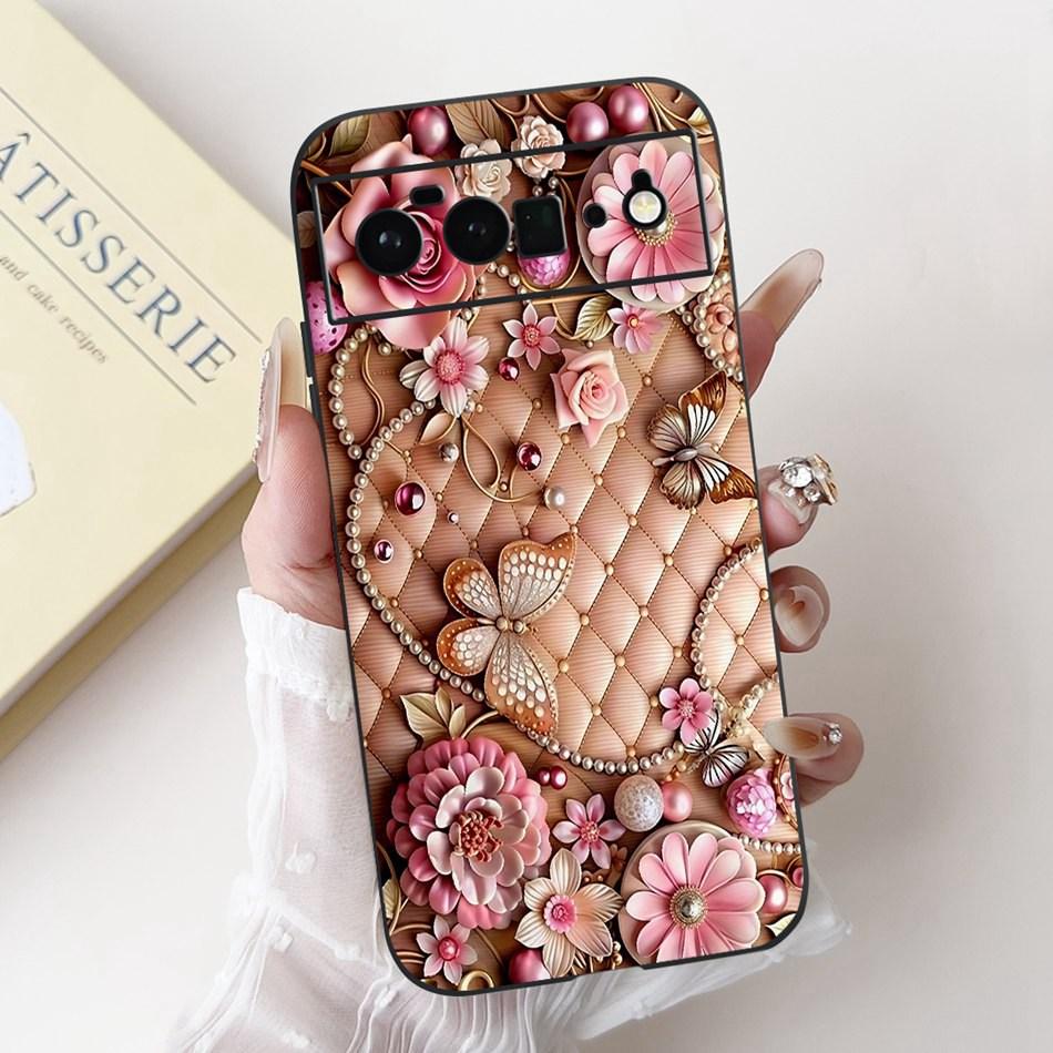 Для Google Pixel 6 Pro 6a 6 Новый Модный Чехол для Телефона с Рисунком 'Пляж Сумерек' Для Google Pixel6 6a 6Pro Черный Мягкий Силиконовый Чехол