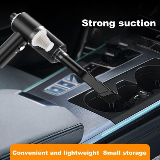 Автомобильный пылесос с трехслойной фильтрацией, мощное всасывание, низкий уровень шума, многофункциональный портативный беспроводной