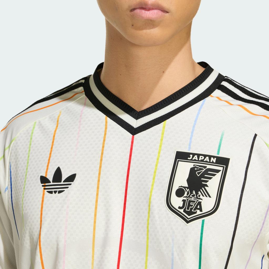 adidas Оригинал Япония 26 Выездная Аутентичная Версия Игрока Сборная Японии Чемпионат Мира Выездная Быстросохнущая Приталенная Футболка для Футбола с Длинным Рукавом JZ9698