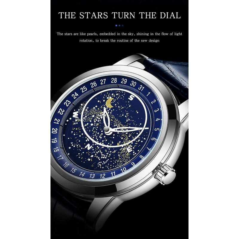 SANDA New Watch Full Machinery and Fashion Trends Rotating Dial Men's Watch