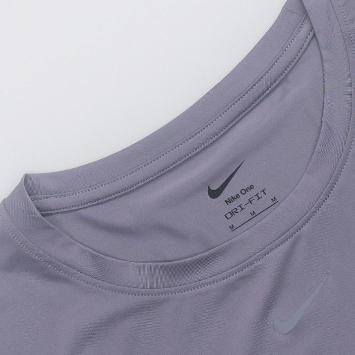 Nike Повседневная футболка с круглым вырезом и коротким рукавом, женские топы, фиолетовый FN2799509