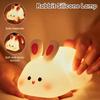 LED Kitchen Light Cute Rabbit Home and Decoration Silicone Night Lamps Room Decor Children's Gifts Touched Sensitive Decorative