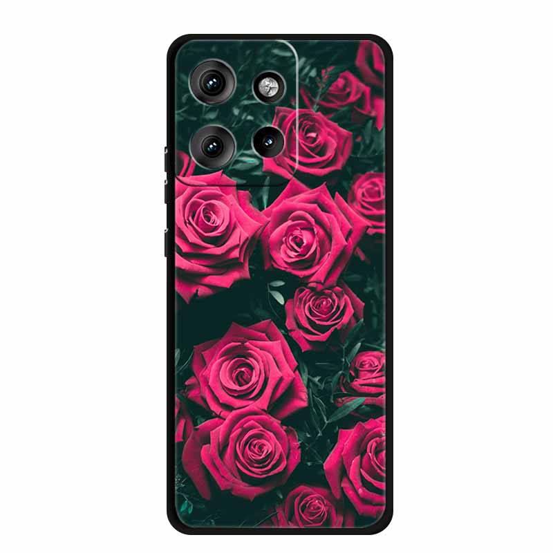 Чехол для Motorola Edge 50 Neo Животные Мягкий Силикон ТПУ Чехлы для Телефона Задняя Крышка Для Motorola Moto S50 5G Волк Защитник Новый Чехол