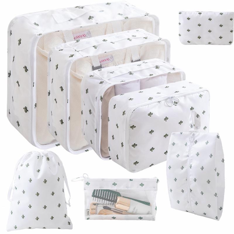 Восьмипредметный набор дорожных сумок для хранения для организации одежды