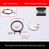 Желтая противоугонная пружина для дверной ручки раздвижных внутренних дверей в отелях и ванных комнатах