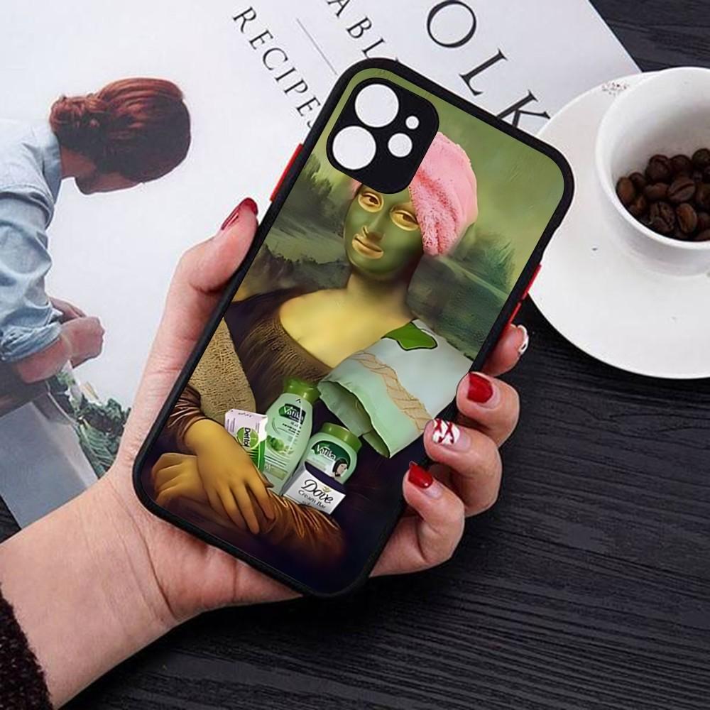 Mona Lisa Phone Case For IPhone 18 14 11 12 13 Mini Pro Max 8 7 Plus X XR XS MAX Translucent Matte Cover