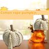 Cotton Rope Pumpkin, Desktop Ornaments, Hand-woven Decorations, Holiday Decoration Props.