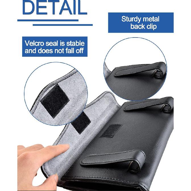 Bling Car Sun Visor Tissue Box Holder,PU Leather With Bling Crystal Rhinestones Tissue Holder,Car Accessories For Women (Black)