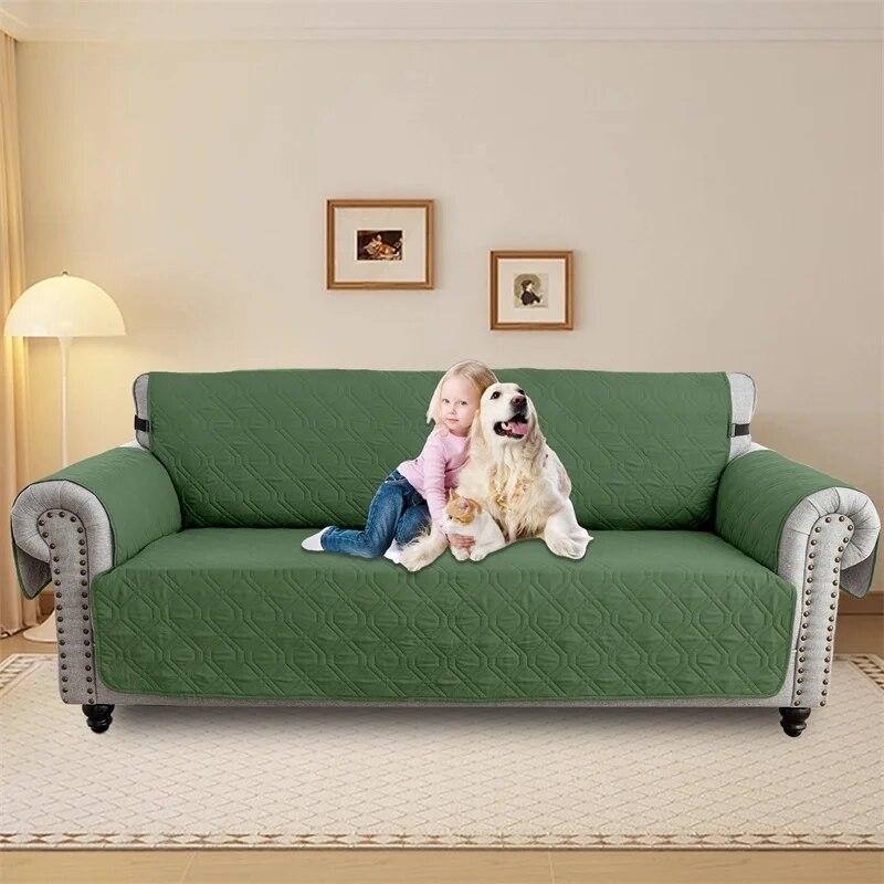 1/2/3/4 Sester Waterproof Sofa Cover for Living Room Non-slip Pet Dog Kids Sofa Mat Anti Scratches Couch Slipcovers Home Decor