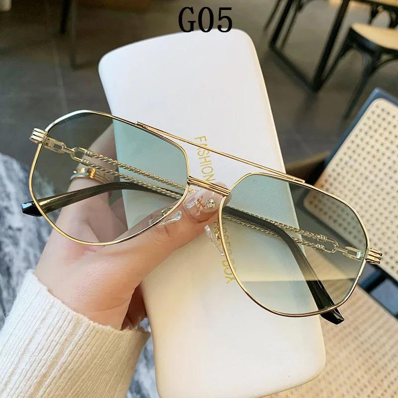 Sunglasses Women Trendy Vintage Designer Sunglasses Men Luxury Fashion Glasses Luxe Oculos Lentes De Sol Mujer Zonnebril
