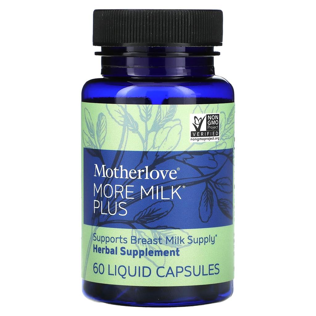 Motherlove Breastfeeding, More Milk Plus, 60 Liquid Capsules