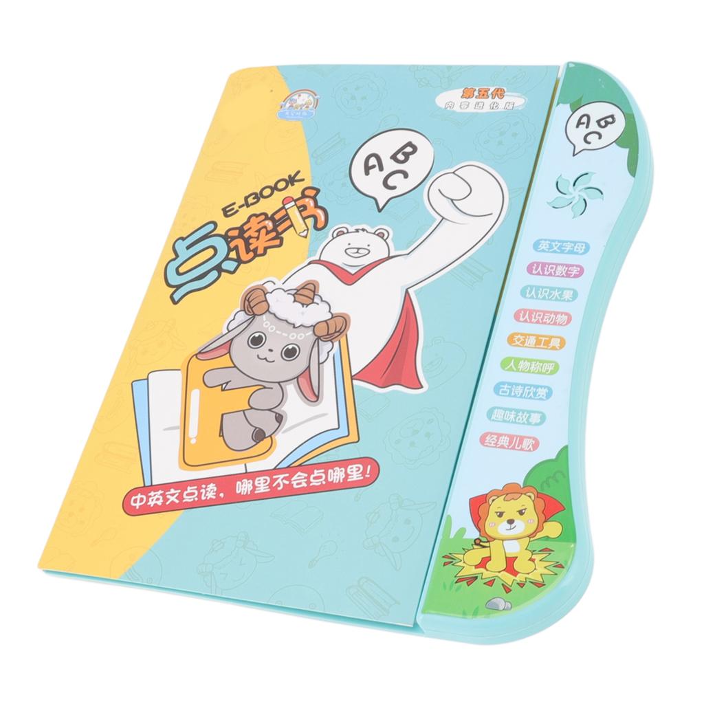 Child Reading Machine Chinese English Early Educational Clear Voice Electronic Learning Book for