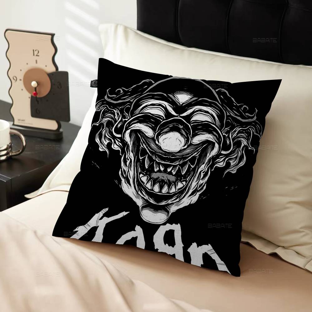 Classic K-Korn Metal Band Pillow Gift Home Office Decoration Pillow Bedroom Sofa Car Cushion Coverpillow Case