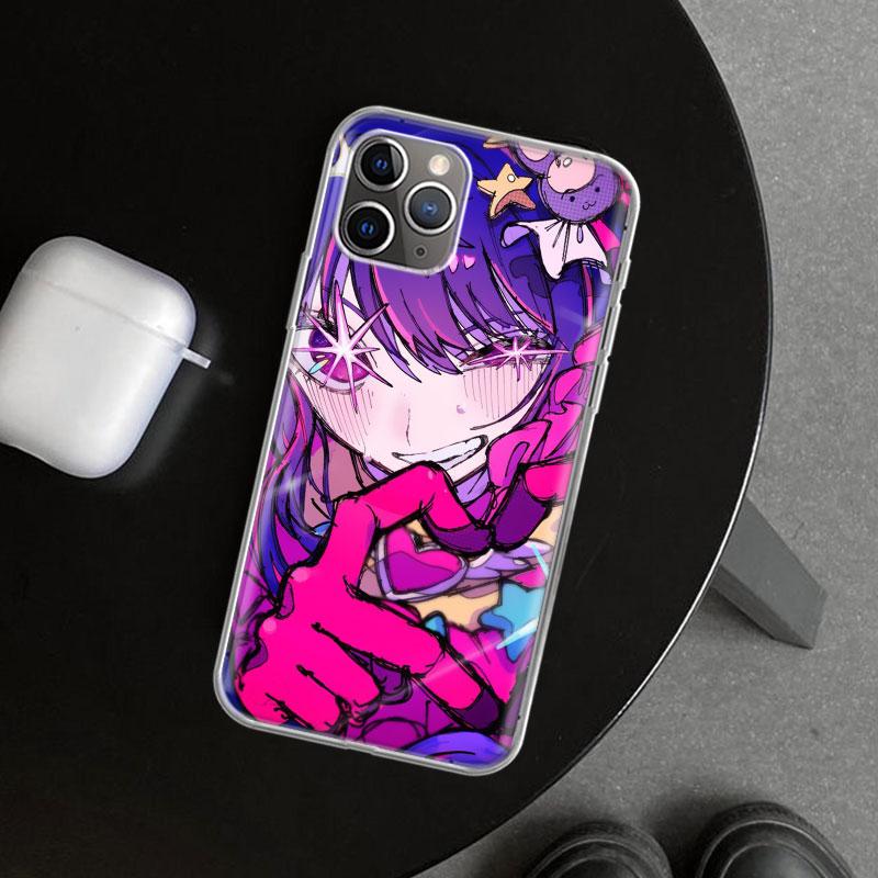 Япония Аниме Oshi No Ko Чехол для телефона для iPhone 11 12 13 Mini 14 15 Plus 16 Pro Max 17 Air 7 8 + SE Арт Индивидуальный Fundas 11
