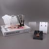 Mini Necklace Display Rack Acrylic Mannequin Pendant Model Creative Showing Stand  Jewelry Shop