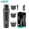 Barber Hair Carving Edging Machine Contour Trimmer LCD Detailing Beard Head Clipper Trimar Haircut Cutter Digital T Cut VGR V937