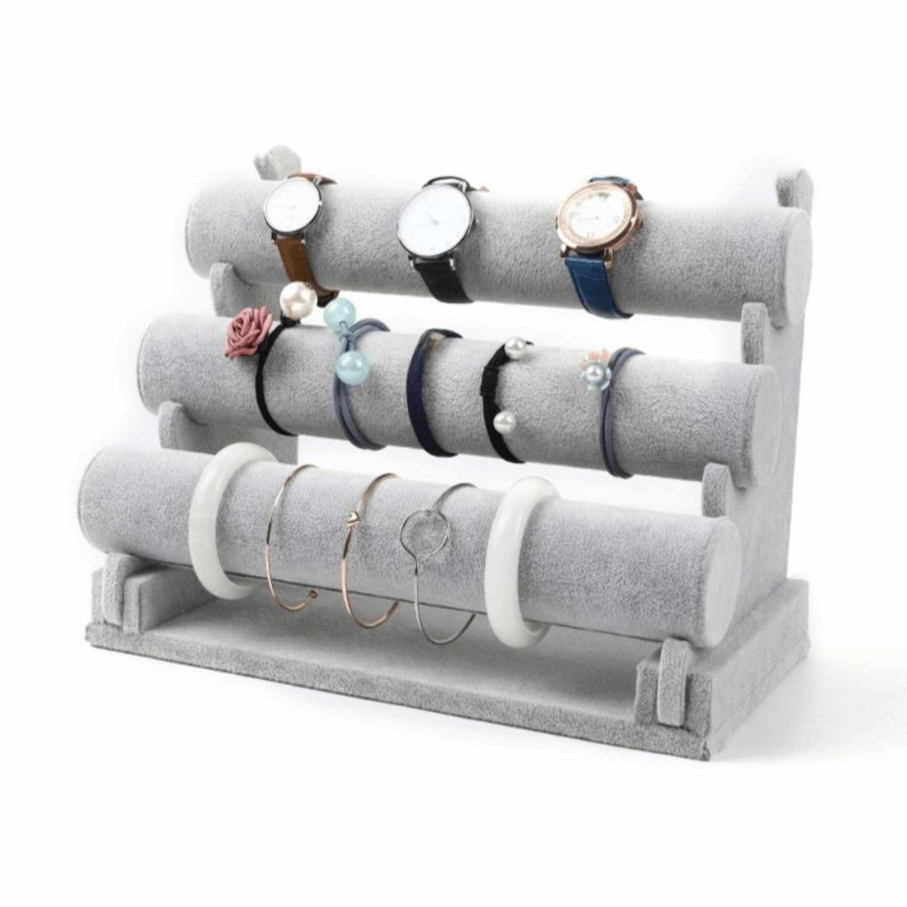 3Layer Bracelet Chain Watch T-Bar Rack Multifunctional Bangle Display Stand  Display Props