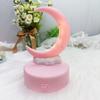 Handmade Crescent Romantic Diy Luminous Decorative Light Aaa Battery Power Supply
